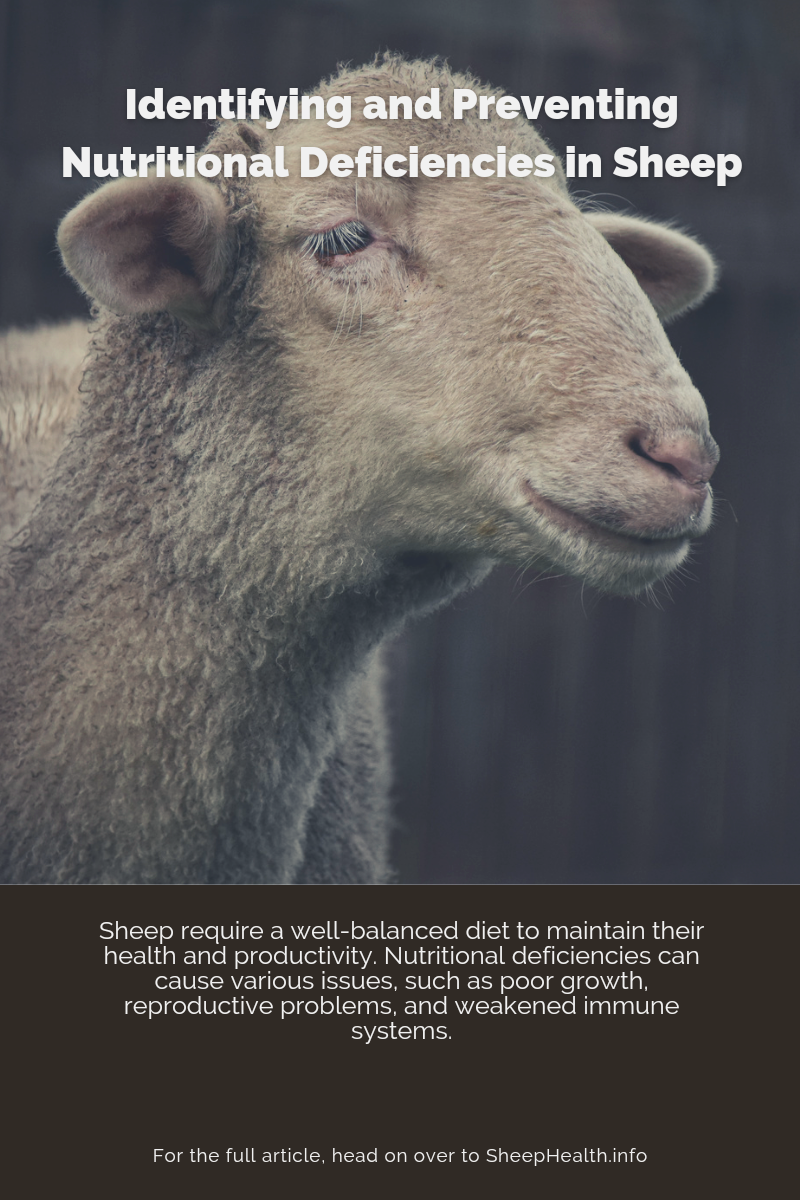 Identifying and Preventing Nutritional Deficiencies in Sheep